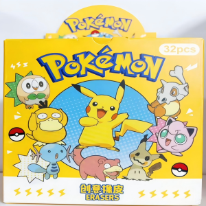 Bandai | Pikachu Pokemon Mystery Blind Bag Phim Hoạt Hình Dễ Thương Tẩy Xóa Được Đồ Dùng Học Tập Có Thể Sưu Tầm Giải Thưởng Quà Tặng Bất Ngờ Dành Cho Những Người Yêu Thích Anime