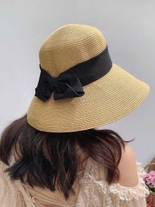 UVCUT Phong Cách Nhật Bản Mặt Trời Mũ Nữ Mùa Hè Mũ Uvs Bảo Vệ Mặt Câu Cá Mũ Laid Chất Liệu Ống Hút Họa Tiết Sọc