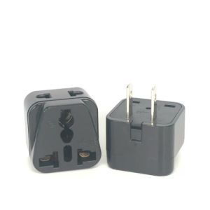 1pcs 2 Flat Pin Travel Adapter AU UK EU To US Plug Splitter Travel Wall AC Power Adapter 250V 10A Socket Converter