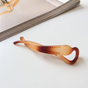 Pragmatism ~ Frosted Horizontal Clip Banana Clip Back Head Hair Clip Hair Ins Idle Style Twist Clip Atmosphere Hairpin