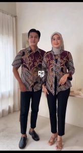 Baju Batik Wanita Modern Terbaru 2025/Atasan Batik Pria/Baju Batik/Batik Wanita/Blouse Batik Wanita