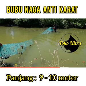 BUBU NAGA ANTI KARAT / BUBU NAGA HIJAU / BUBU UDANG / BUBU KEPITING / BUBU NAGA 10METER / BUBU JEBAKAN KEPITING / PERANGKAP UDANG / PERANGKAP KEPITING / JEBAKAN KEPITING / BUBU CIREBON / BUBU SUNGAI