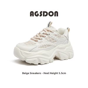 Agsdon l Elevating Casual Sneakers White Autumn/Winter Season