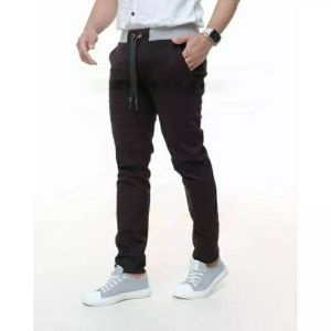Celana Chino Pria Panjang[RIP] Pinggang Karet Size 27-38 Celana Chinos Remaja Dewasa Santai Casual Formal Premium