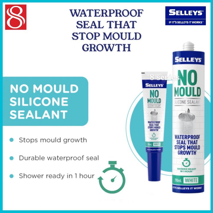 Selleys waterproof no mould ( anti mould ) silicone sealant 100ml
