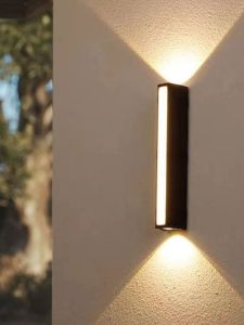 Modern Minimalist Outdoor Waterproof Wall Lamp Double Headed Projector for Balcony Door Post Courtyard Terrace Entrance