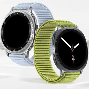 Nylon Loop Strap for Samsung Galaxy Watch8 40mm 44mm Adjustable Replacement Bracelet for Watch 8 Classic 46mm Band Accessories