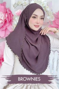 [ORIGINAL] TUDUNG SARUNG SARA KATE SURI EMBROIDERY FULLY INSTANT SHAWL JELITASARA