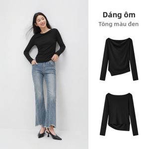 Semir | Áo Thun Dài Tay Không Đều Cho Nữ