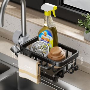 Aluminum Drainage Kitchen Sink Organizer