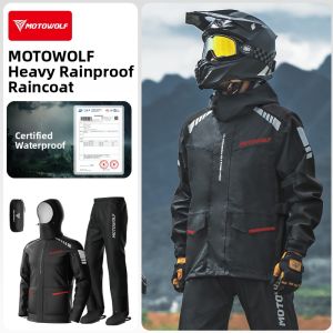 MOTOWOLF | Waterproof Windproof Heavy Rain Motorcycle Jacket