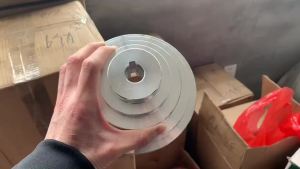2025Aluminum A Type 4 Step Pagoda Pulley Wheel 41mm to 130mm Outer Dia 16mm Bore for V-Belt Timing Belt
