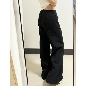 Quần Ống Loe Cạp Thấp Dài 180cm Cho Nữ Dáng Dài Thường Ngày Rộng Rãi Dài Đến Sàn Quần Ống Loe Phong Cách Công Sở