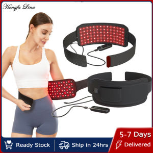 Hengfa Lina 84 LED Red Light Therapy For Body Health Care Fat Loss Belt Infrared Lamp Back Pain Relief 660nm+850nm Waist Heating Belt Massage Machine
