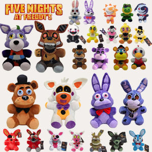 New Hot Five Night At Freddy Fnaf Cute Plush Toys Doll Bonnie Bear Foxy Cartoon Stuffed Doll Freddy Toys For Children Fans Gifts