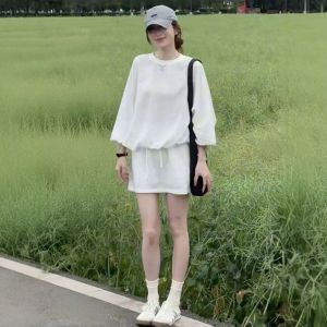 Summer Stylish Outfit Set Blouse and Skirt