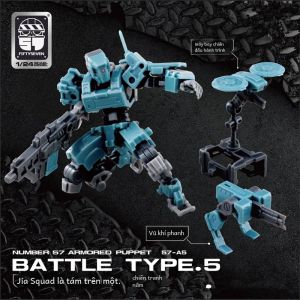 Fiftyseven Số 57 Con Rối Thợ Săn Đội Hình Cá Mập 1/24 Mô Hình Lắp Ráp Quốc Gia Sáng Tạo Mecha Đồ Chơi Tập Thể Người Lớn Quà Tặng Sinh Nhật
