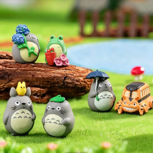 Bandai | 5pcs-12pcs/set Hot Anime Cartoon Peripheral Trendy Toy Figurine Office Desk Bedroom Bedside Table Decor Students Birthday Gifts