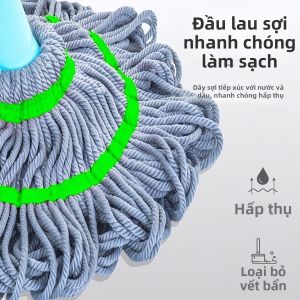 Chổi Lau Nhà Không Cần Bàn Tay Có Tự Vắt