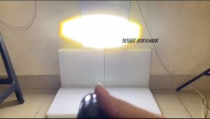 Lampu Tembak Laser Motor D2 Mini 2 Warna Putih Kuning High Low Plus Saklar Bisa Untuk Motor