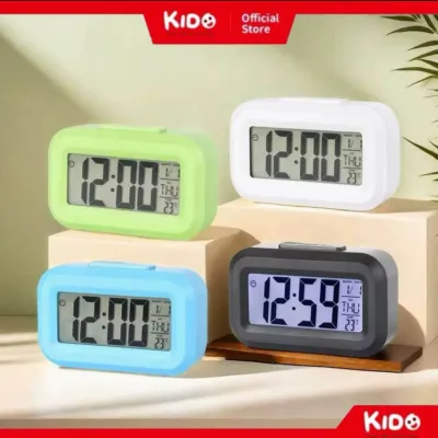 KIDO Jam Weker Mini LED Digital / Jam Alarm Smart Clock / Kalender Jam Meja Digital 2108