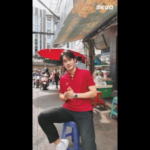 PM219 เสื้อโปโลแขนสั้น EMBOSS (EGO SPORT)