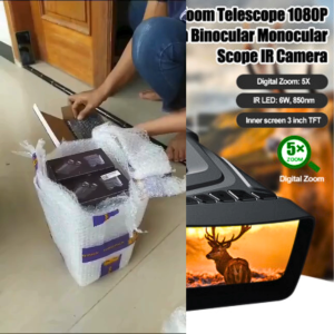 ORI Xiyear R12 Teropong jarak jauh 20000m siang malam Binokular Night Vision Recorder 1080p Zoom