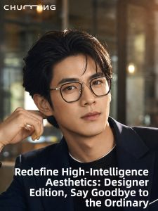 Chuming | Custom Prescription Slimming Stylish Blue Light Blocking Glasses Men Wide Frame