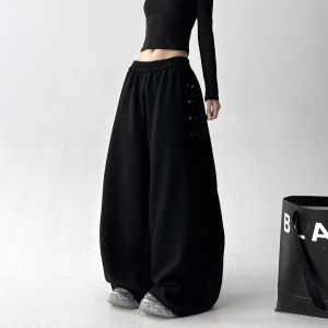MUYUZI | Attractive New Style Side Stripe Loose Comfortable Sweatpants