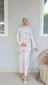 LDO One Set Setelan Kemeja Panjang / Piyama PP New Arrival