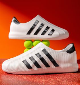 รองเท้าบู๊ตกันฝนแบบสวมหัวสัตว์น้ำสำหรับคู่รัก ทรงต่ำ กันลื่น กันน้ำ รองเท้าบู๊ตกันฝนแบบลำลอง สวมใส่สบาย