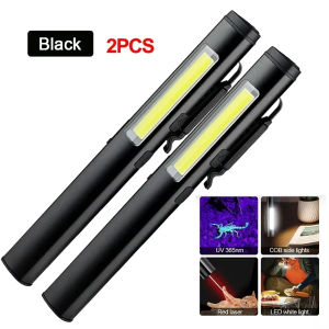 BALDR | Ultra bright long-range strong light portable magnetic pen light dual light source lithium battery universal portable flashlight