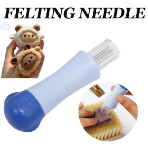 Hot Sale Felting Needle with 7Needles Plastic Household Handmade DIY Starter Tool Materials Blanket Crafts Security Storage