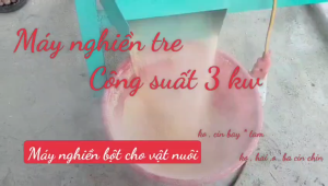 Máy nghiền thức ăn chăn nuôi 15 búa . máy nghiền vỡ  min