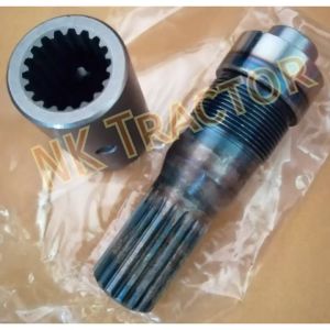 คูโบต้า MU5501 / MU5702 / M7040 มีเกลียว ปลอก+แกน ตัดต่อ เดือยหมู หน้า (Kubota) (ชุดตัดต่อเดือยหมู เฟืองตัดต่อ แกนเพลา แกนตัดต่อ เฟืองเดือยหมู)