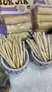 LLP จุ๊กจิ๊ก JUK JIK ขนมขัดฟันสุนัข ขนมขบเคี้ยวทำจากหนังวัวแท้ ป้องกันการแทะ สามารถใช้ฝึกสุนัขได้ 500g.