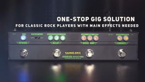 Sonicake QCE-10 RockStage Multi effects Pedal for Classic Rock Players