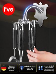 IVE | No-Drill Rotating Kitchen Organizer Stainless Steel