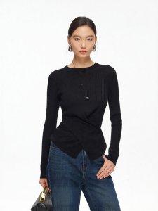 Vero Moda | Áo Sweater Phong Cách Hem Không Đối Xứng Tencel