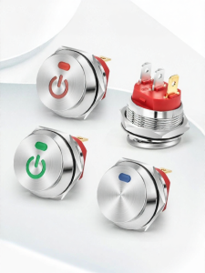 kuicc | Self-locking Metal Boat Switch with Indicator Light 15A