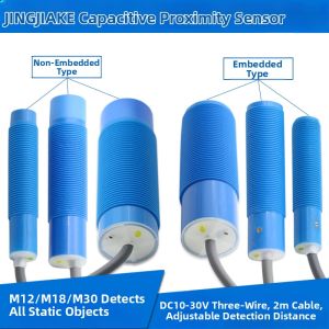 JINGJIAKE | Capacitive Cylindrical Multi-purpose Proximity Sensor