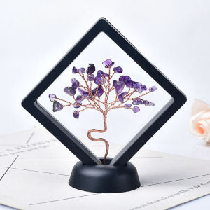 Handmade Natural Crystal Tree Gravel Tree Office Ornament Crystal Tree Home Desktop Decoration