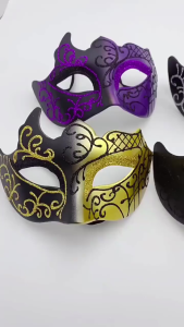 Retro Half Face Mask Jazz Prince Mask Masquerade Party Mask