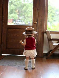 Summer Girls Clothing Set Red Tank Top Polka Dot Shorts