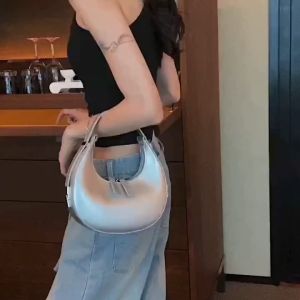 LOEI Jowie Handbag Halfmoon Wanita Kekinian Tas Tangan Terbaru Fashion Korea 2214