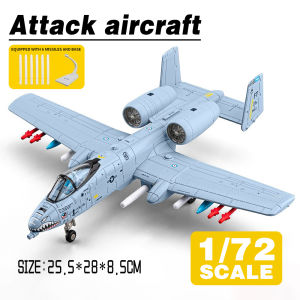 LEO 1:72 A-10 Thunderbolt II Diecast Toy Aircrafts Collection for Boy Children Kids Toys Hobbies Gift
