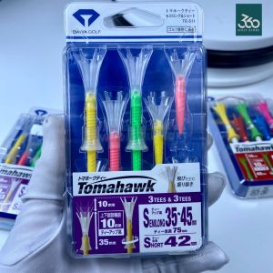 NEW Tee Chơi Golf Tomahawk Chính Hiệu DAIYA Của Nhật. Thiết Kế Hộp Nhỏ Tiện Dụng Hơn- Hàng Chính Hãng - Golf 360 STORE