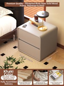 SAMEDREAM | Luxurious Black Nightstand