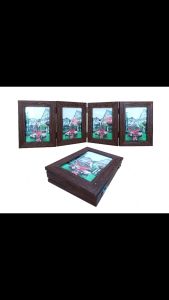 Bingkai Foto Lipat 3R (8.9 x 12.7 cm) Kolase Berengsel