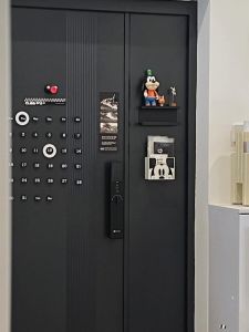 DIY ประตูบ้าน วันที่ถาวร แม่เหล็ก ติดตั้งในตู้เย็น แม่เหล็ก วันที่ ตารางงาน ติดผนัง สร้างสรรค์ ปฏิทิน วันที่ ปี 2024